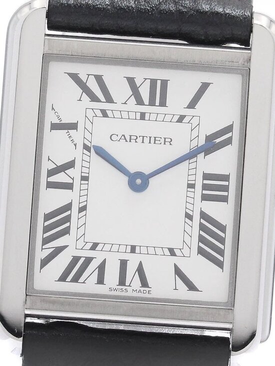 CARTIER Tank solo SM WSTA0030 Silver Dial Quartz Ladies Watch_960843 main image 7